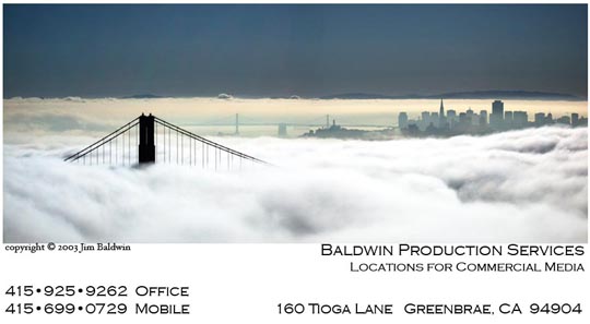 Baldwin Production Services 415/925-9262